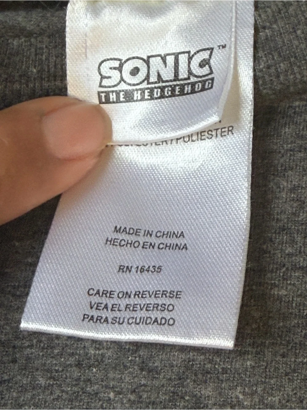 Sonic the Hedgehog Boys T-Shirt & Shorts Set Size 7 Gray Blue